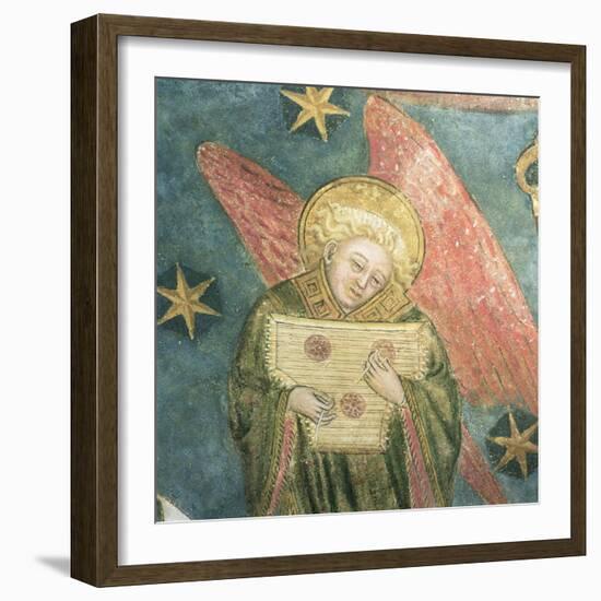 Angel Musician Playing a Psaltery, Detail from the Vault of the Crypt-null-Framed Giclee Print