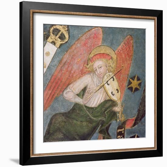 Angel Musician Playing a Viol, Detail from the Vault of the Crypt-null-Framed Giclee Print