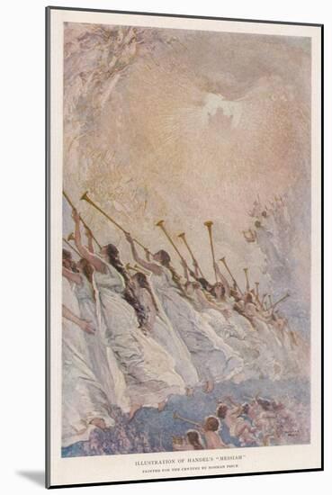 Angel Musicians: Not All Angels Play the Harp There's a Fair-Sized Brass Section as Well-Norman Price-Mounted Art Print