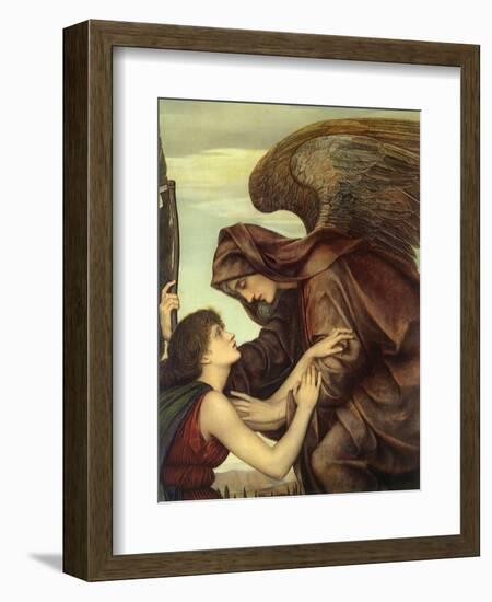 Angel of Death, 1890-Evelyn De Morgan-Framed Giclee Print