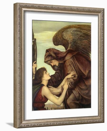 Angel of Death, 1890-Evelyn De Morgan-Framed Giclee Print