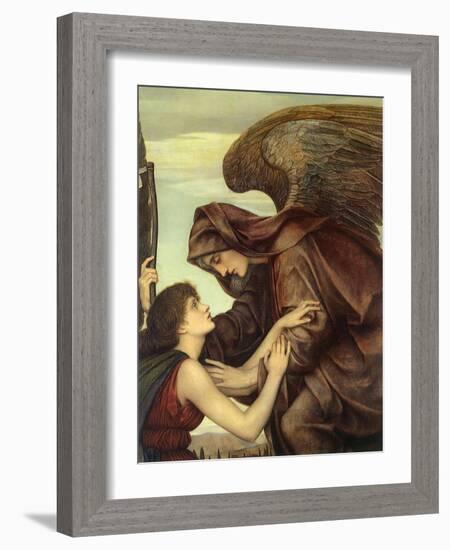 Angel of Death, 1890-Evelyn De Morgan-Framed Giclee Print