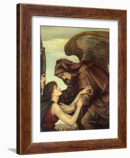 Angel of Death, 1890-Evelyn De Morgan-Framed Giclee Print