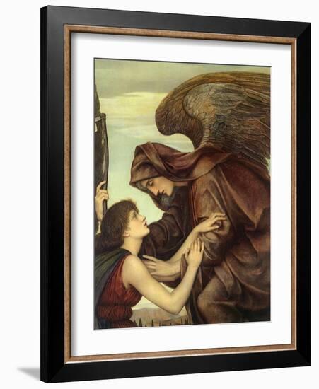 Angel of Death, 1890-Evelyn De Morgan-Framed Giclee Print