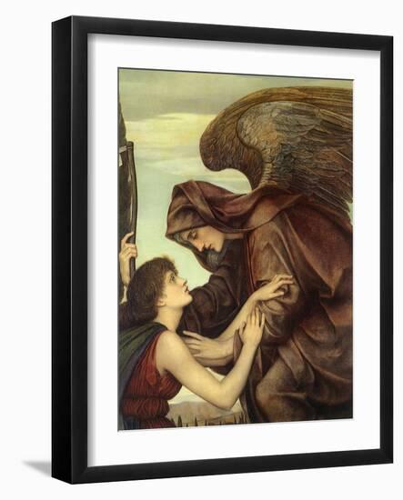 Angel of Death, 1890-Evelyn De Morgan-Framed Giclee Print