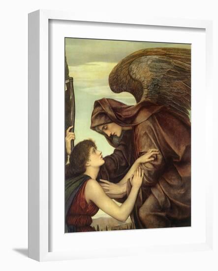 Angel of Death, 1890-Evelyn De Morgan-Framed Giclee Print