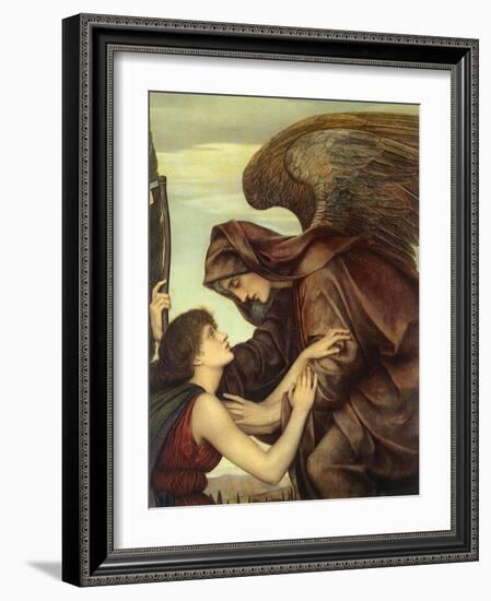 Angel of Death, 1890-Evelyn De Morgan-Framed Giclee Print