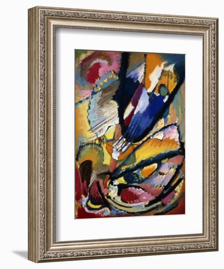 Angel of Judgment; Engel Des Jungsten Gerichts, C.1911-Wassily Kandinsky-Framed Giclee Print