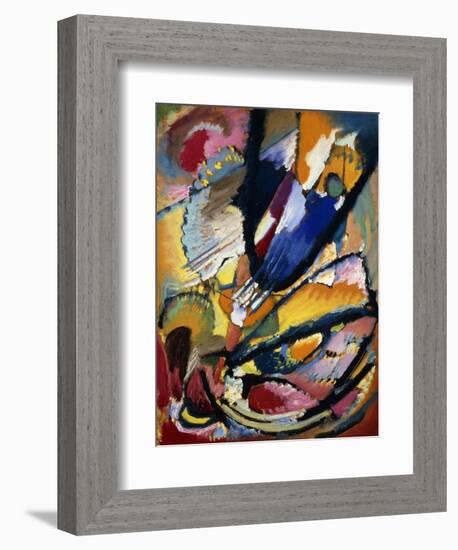 Angel of Judgment; Engel Des Jungsten Gerichts, C.1911-Wassily Kandinsky-Framed Giclee Print