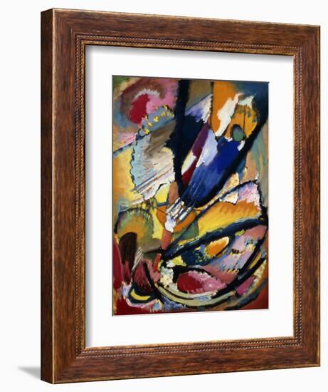 Angel of Judgment; Engel Des Jungsten Gerichts, C.1911-Wassily Kandinsky-Framed Giclee Print