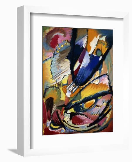 Angel of Judgment; Engel Des Jungsten Gerichts, C.1911-Wassily Kandinsky-Framed Giclee Print