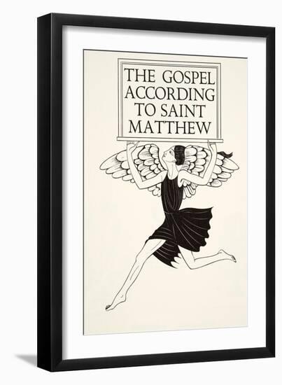 Angel of St. Matthew, 1931-Eric Gill-Framed Giclee Print