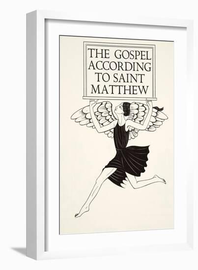 Angel of St. Matthew, 1931-Eric Gill-Framed Giclee Print