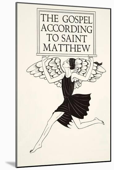 Angel of St. Matthew, 1931-Eric Gill-Mounted Giclee Print