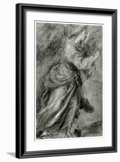 Angel of the Annunciation, C1565-Titian (Tiziano Vecelli)-Framed Giclee Print