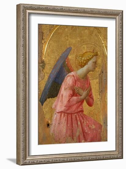 Angel of the Annunciation (Fragment)-Fra Angelico-Framed Giclee Print