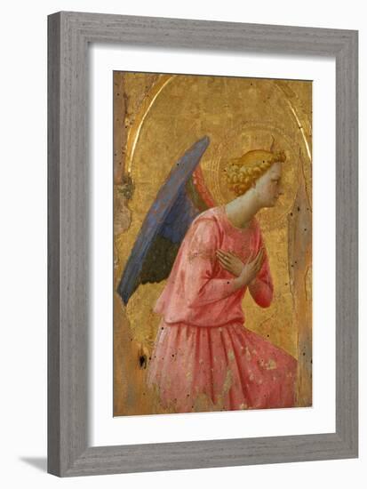 Angel of the Annunciation (Fragment)-Fra Angelico-Framed Giclee Print
