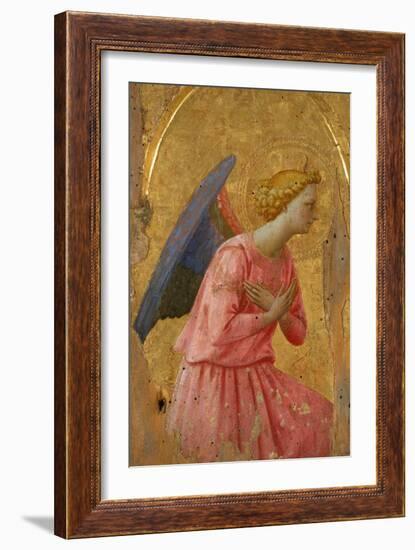 Angel of the Annunciation (Fragment)-Fra Angelico-Framed Giclee Print