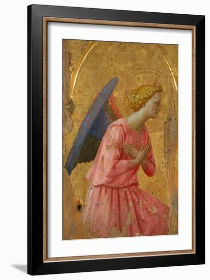 Angel of the Annunciation (Fragment)-Fra Angelico-Framed Giclee Print