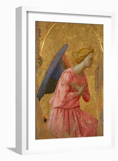 Angel of the Annunciation (Fragment)-Fra Angelico-Framed Giclee Print