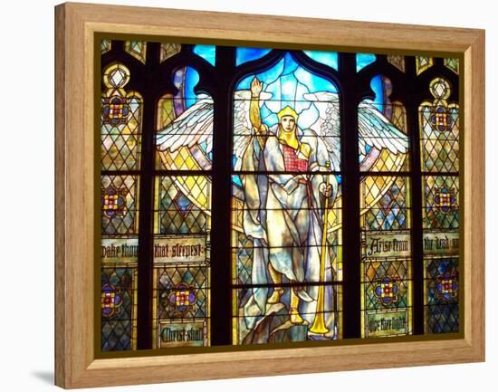 Angel of the Resurrection Stained Glass Window-Louis Comfort Tiffany-Framed Premier Image Canvas