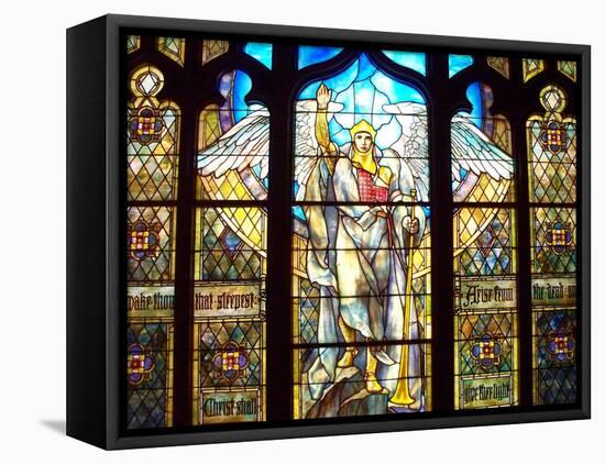 Angel of the Resurrection Stained Glass Window-Louis Comfort Tiffany-Framed Premier Image Canvas