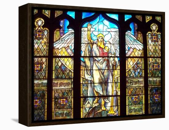 Angel of the Resurrection Stained Glass Window-Louis Comfort Tiffany-Framed Premier Image Canvas