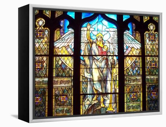 Angel of the Resurrection Stained Glass Window-Louis Comfort Tiffany-Framed Premier Image Canvas