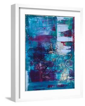 Angel (oil on canvas)-Aaron Bevan-Bailey-Framed Giclee Print