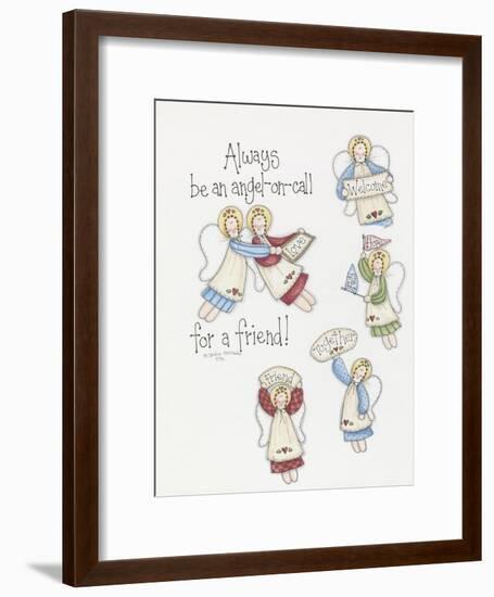 Angel on Call-Debbie McMaster-Framed Giclee Print