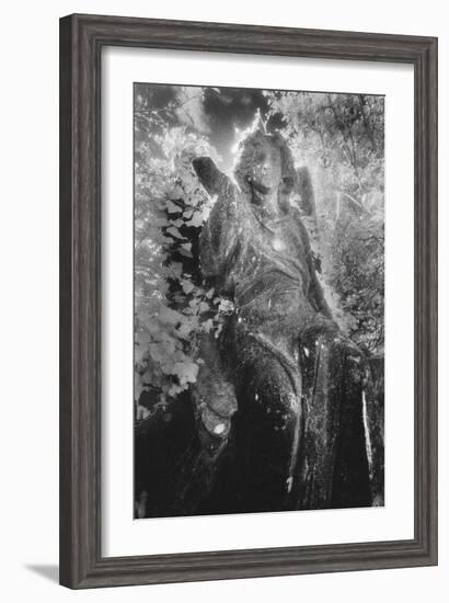 Angel on Tomb, Ardoginna House, County Waterford, Ireland-Simon Marsden-Framed Giclee Print