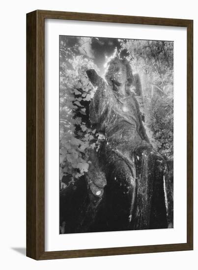 Angel on Tomb, Ardoginna House, County Waterford, Ireland-Simon Marsden-Framed Giclee Print
