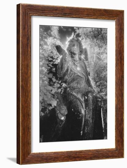 Angel on Tomb, Ardoginna House, County Waterford, Ireland-Simon Marsden-Framed Giclee Print