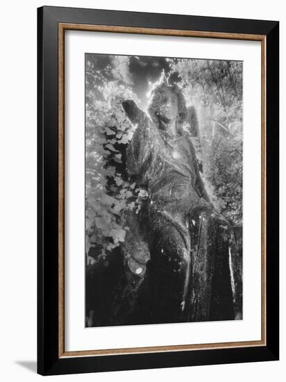 Angel on Tomb, Ardoginna House, County Waterford, Ireland-Simon Marsden-Framed Giclee Print