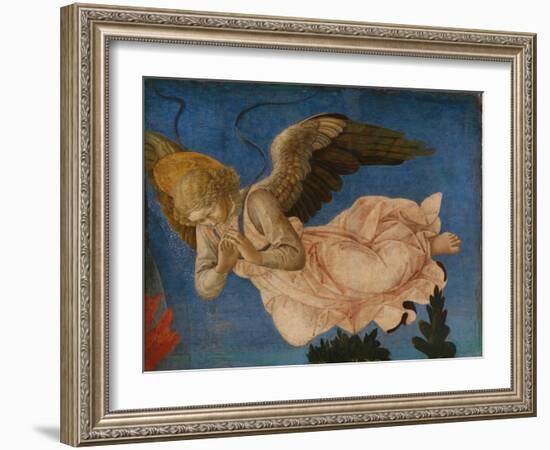 Angel (Panel of the Pistoia Santa Trinità Altarpiec), 1455-1460-Francesco Di Stefano Pesellino-Framed Giclee Print