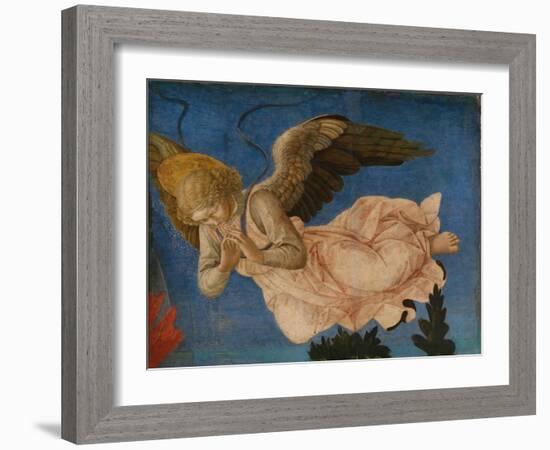 Angel (Panel of the Pistoia Santa Trinità Altarpiec), 1455-1460-Francesco Di Stefano Pesellino-Framed Giclee Print