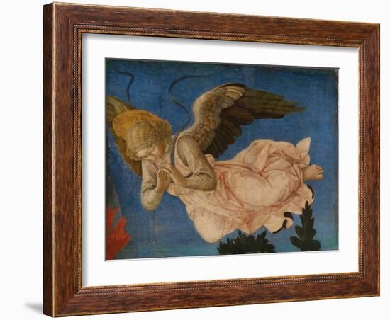 Angel (Panel of the Pistoia Santa Trinità Altarpiec), 1455-1460-Francesco Di Stefano Pesellino-Framed Giclee Print