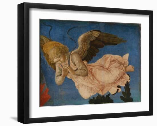 Angel (Panel of the Pistoia Santa Trinità Altarpiec), 1455-1460-Francesco Di Stefano Pesellino-Framed Giclee Print