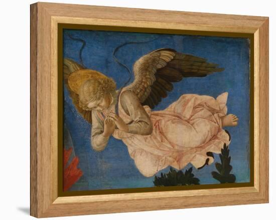 Angel (Panel of the Pistoia Santa Trinità Altarpiec), 1455-1460-Francesco Di Stefano Pesellino-Framed Premier Image Canvas