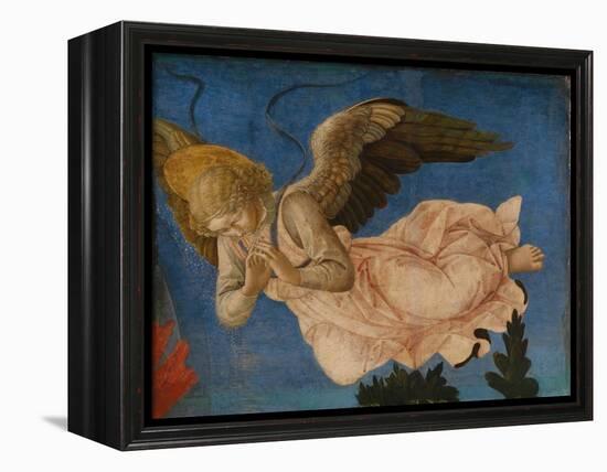 Angel (Panel of the Pistoia Santa Trinità Altarpiec), 1455-1460-Francesco Di Stefano Pesellino-Framed Premier Image Canvas