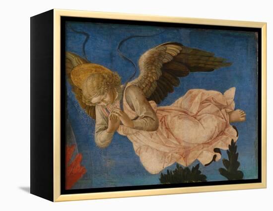 Angel (Panel of the Pistoia Santa Trinità Altarpiec), 1455-1460-Francesco Di Stefano Pesellino-Framed Premier Image Canvas
