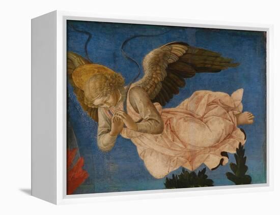 Angel (Panel of the Pistoia Santa Trinità Altarpiec), 1455-1460-Francesco Di Stefano Pesellino-Framed Premier Image Canvas