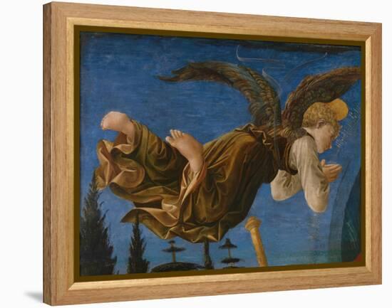 Angel (Panel of the Pistoia Santa Trinità Altarpiec), 1455-1460-Francesco Di Stefano Pesellino-Framed Premier Image Canvas