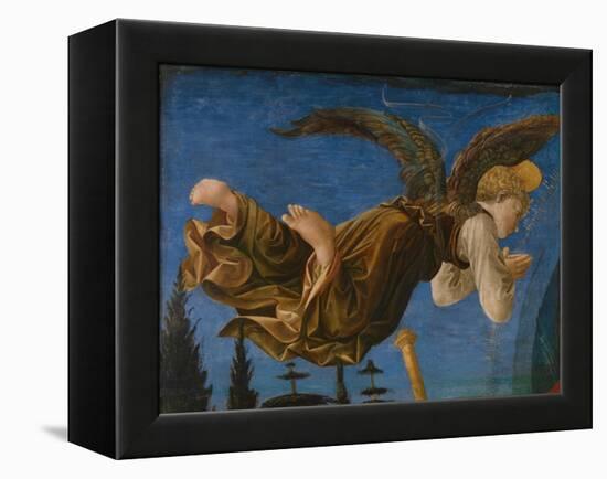 Angel (Panel of the Pistoia Santa Trinità Altarpiec), 1455-1460-Francesco Di Stefano Pesellino-Framed Premier Image Canvas