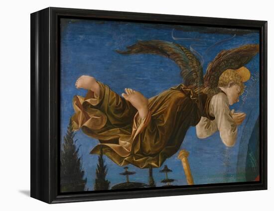 Angel (Panel of the Pistoia Santa Trinità Altarpiec), 1455-1460-Francesco Di Stefano Pesellino-Framed Premier Image Canvas