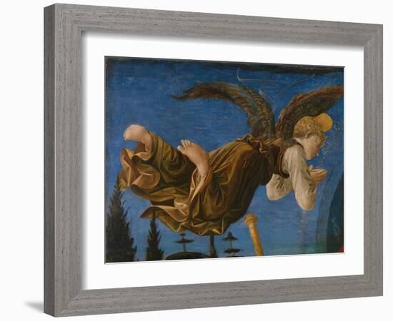 Angel (Panel of the Pistoia Santa Trinità Altarpiec), 1455-1460-Francesco Di Stefano Pesellino-Framed Giclee Print