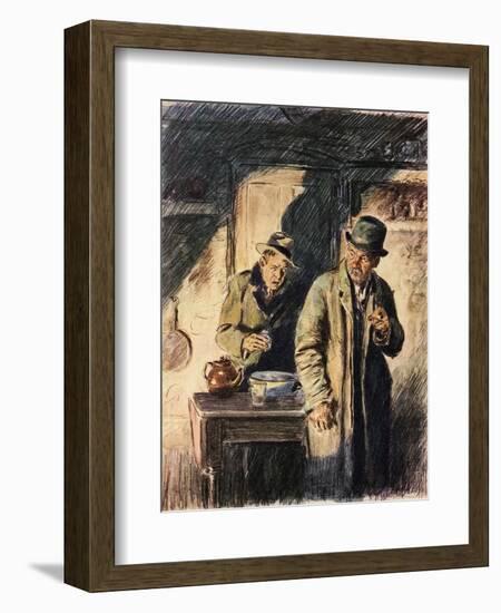 'Angel Pavement'-Joseph Simpson-Framed Premium Giclee Print