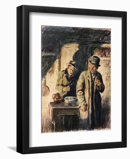 'Angel Pavement'-Joseph Simpson-Framed Premium Giclee Print