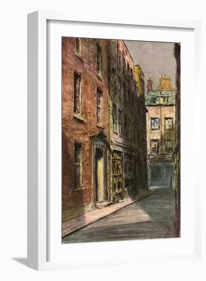 'Angel Pavement'-Joseph Simpson-Framed Giclee Print