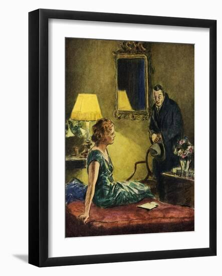 'Angel Pavement'-Joseph Simpson-Framed Giclee Print